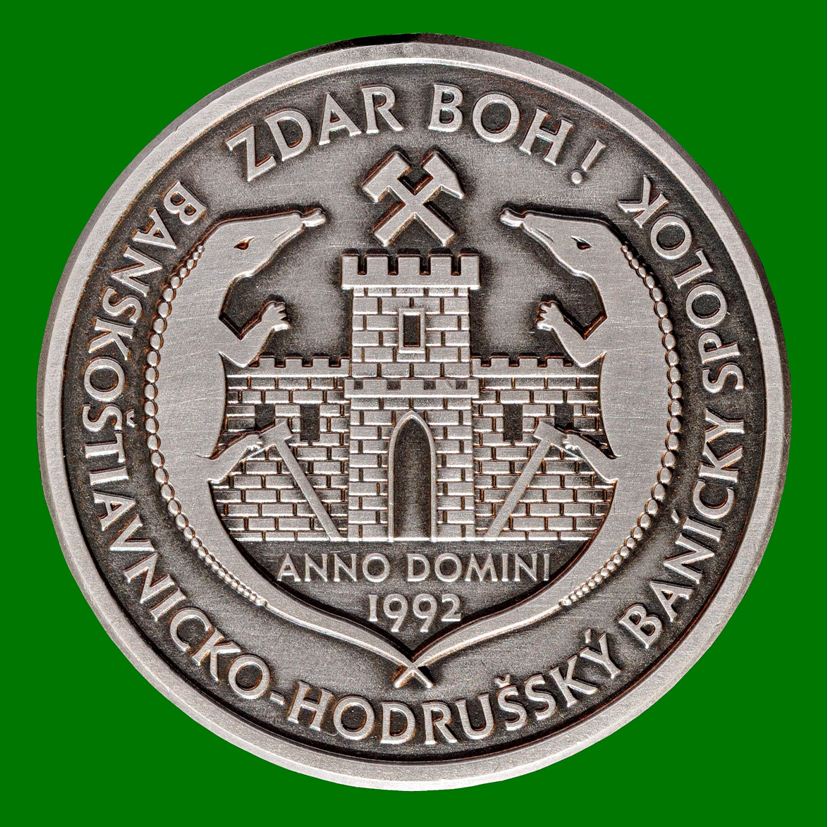 Logo banskoštiavnicko-hodrušského baníckeho spolku